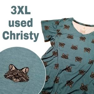 Lularoe Christy Tee used excellent condition.